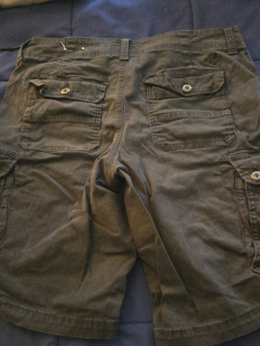 American Eagle Outfitters Men's Cargo Shorts in BLACK - Picture 6 of 6
